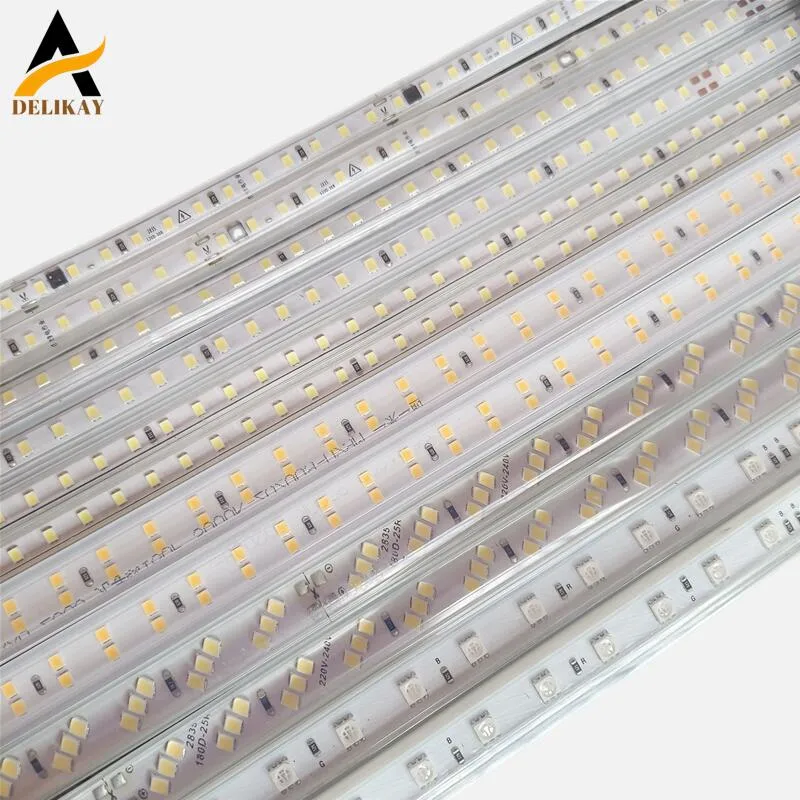 High Voltage SMD2835 120 180 240 AC110 220V LED Strip Light