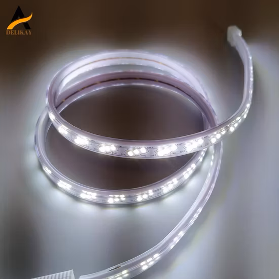 A alta tensão 110V 220V 50m pelo rolo SMD 2835 180LEDs/M IP67 conduziu a luz de tira impermeável