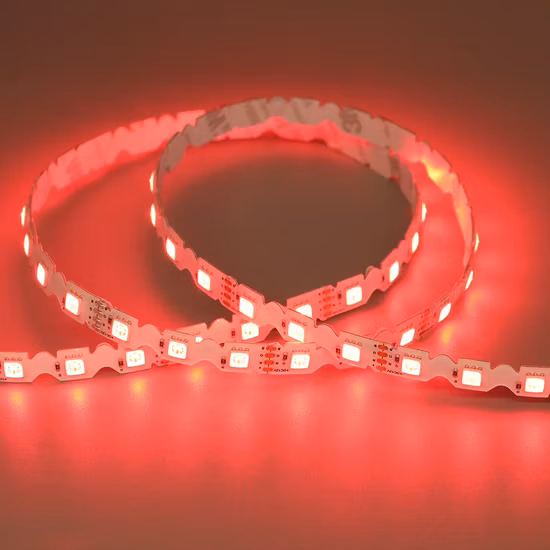 Mini 5mm 6mm 7mm de largura smd 2835 s forma zig zag flexível flex neon iluminação tira led para sinalização sinalização canal led carta